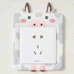 Cute Cartoon Power Socket Stickers Assorted Color (Pack of 2)