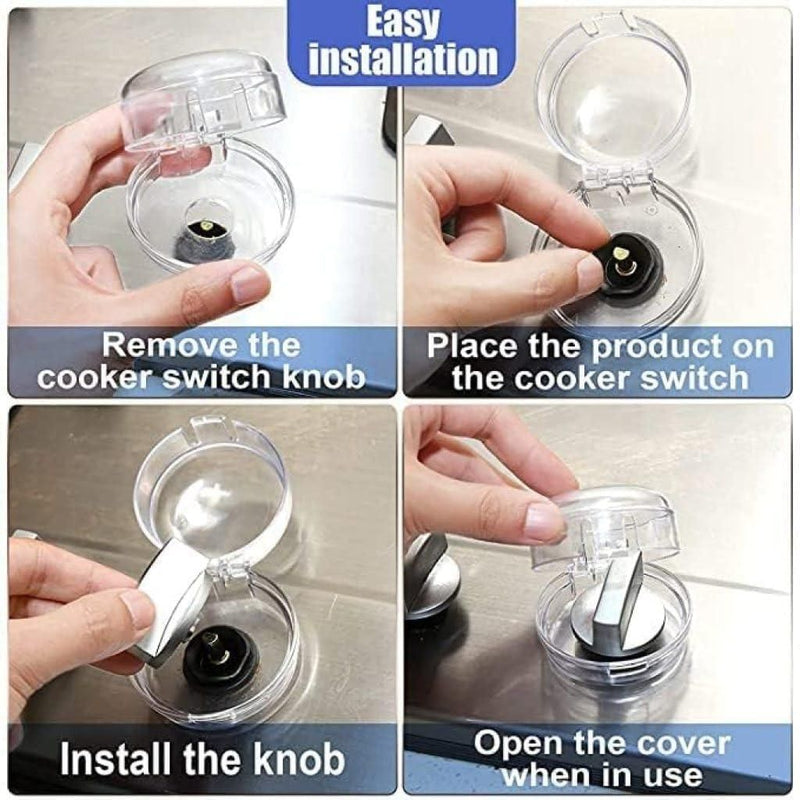Gas Stove Knob Cover Pack of 4 - Feature 2