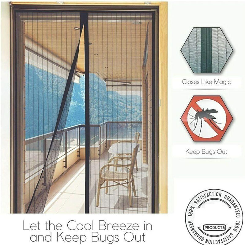 Mesh Screen Net Home Magnetic Foldable Anti Mosquito Door Curtains - Feature 5