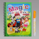 Reusable Magic Water Quick Dry Book Water Coloring Book