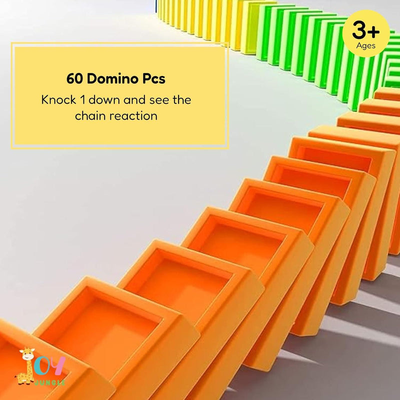 Train Toy Domino Set for Kids BPA Free Plastic with Sound Effects - Feature 4