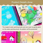 Reusable Magic Water Quick Dry Book Water Coloring Book