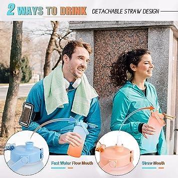 3 Pack Motivational Water Bottles Set - Feature 6