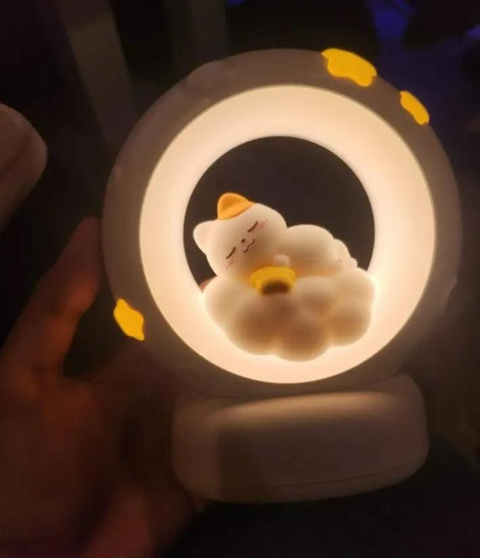 Sleeping Cat LED Night Light Lamp with Touch Control - Feature 5