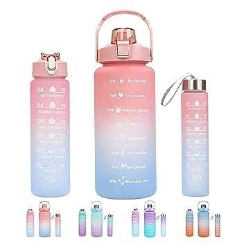 3 Pack Motivational Water Bottles Set - Feature 2
