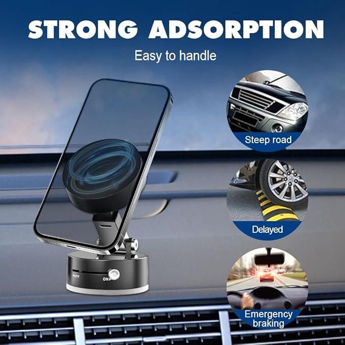 Vacuum Magnetic Suction Phone Holder - Feature 4