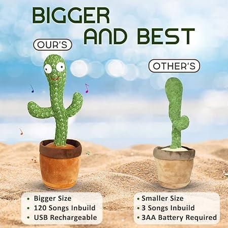 LED Musical Dancing & Mimicry Cactus Toy - Feature 6