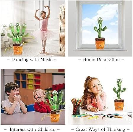 LED Musical Dancing & Mimicry Cactus Toy - Feature 3