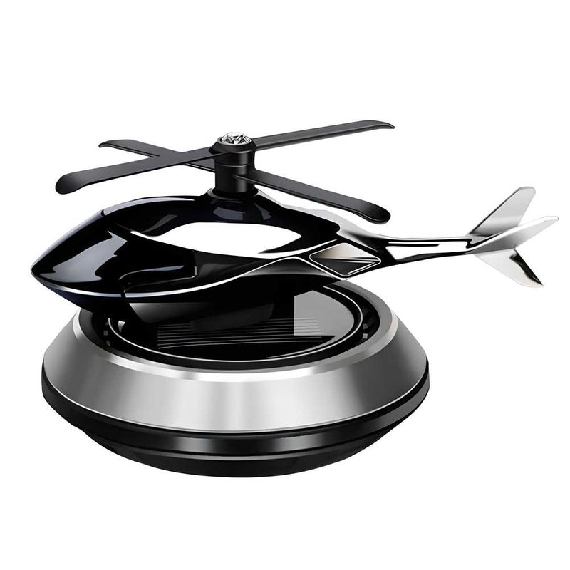New Helicopter alloy Solar Car Air Perfume Diffuser - Feature 1
